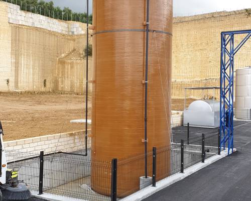 Serbatoi ad asse verticale a fondo piatto