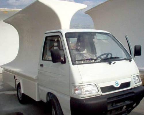 Vele pubblicitarie in vetroresina